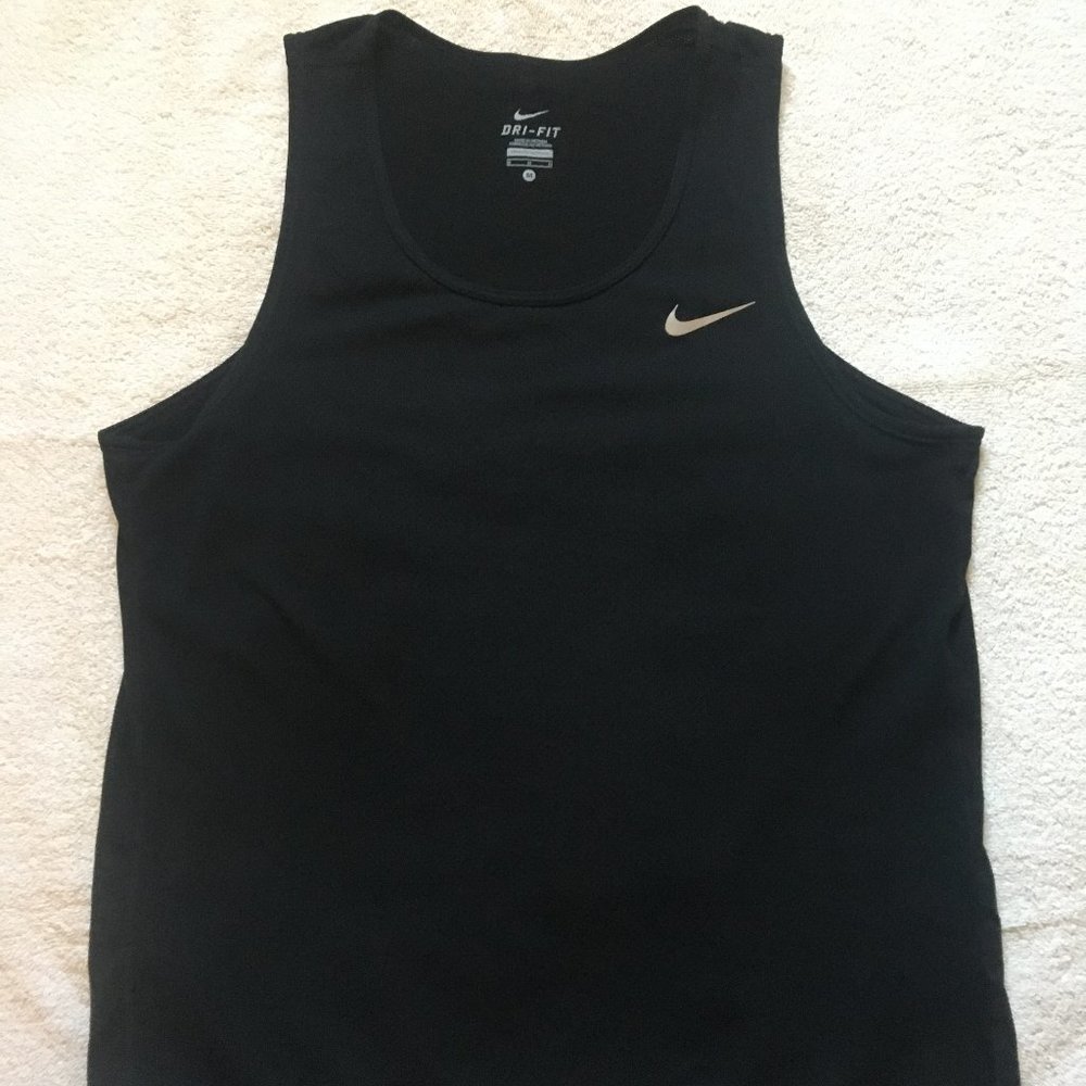 Nike Black Running Singlet